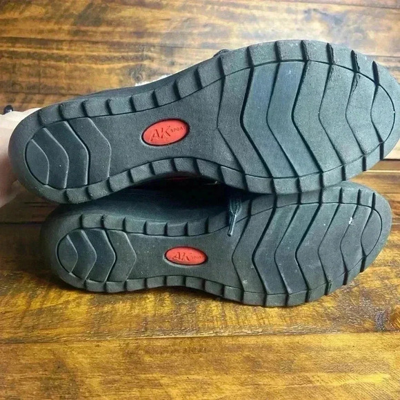 Anne Klein Sport Tartan Plaid Winter Waterproof Duck Boots Gallup Red Black 10M - Picture 5 of 9